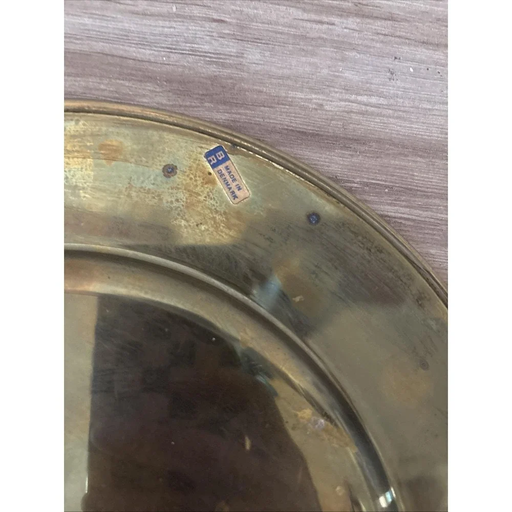 Antique Brass Plate/Tray 11